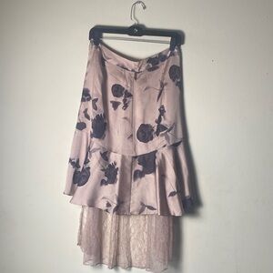 ASOS Blush and Purple High-Low Skirt